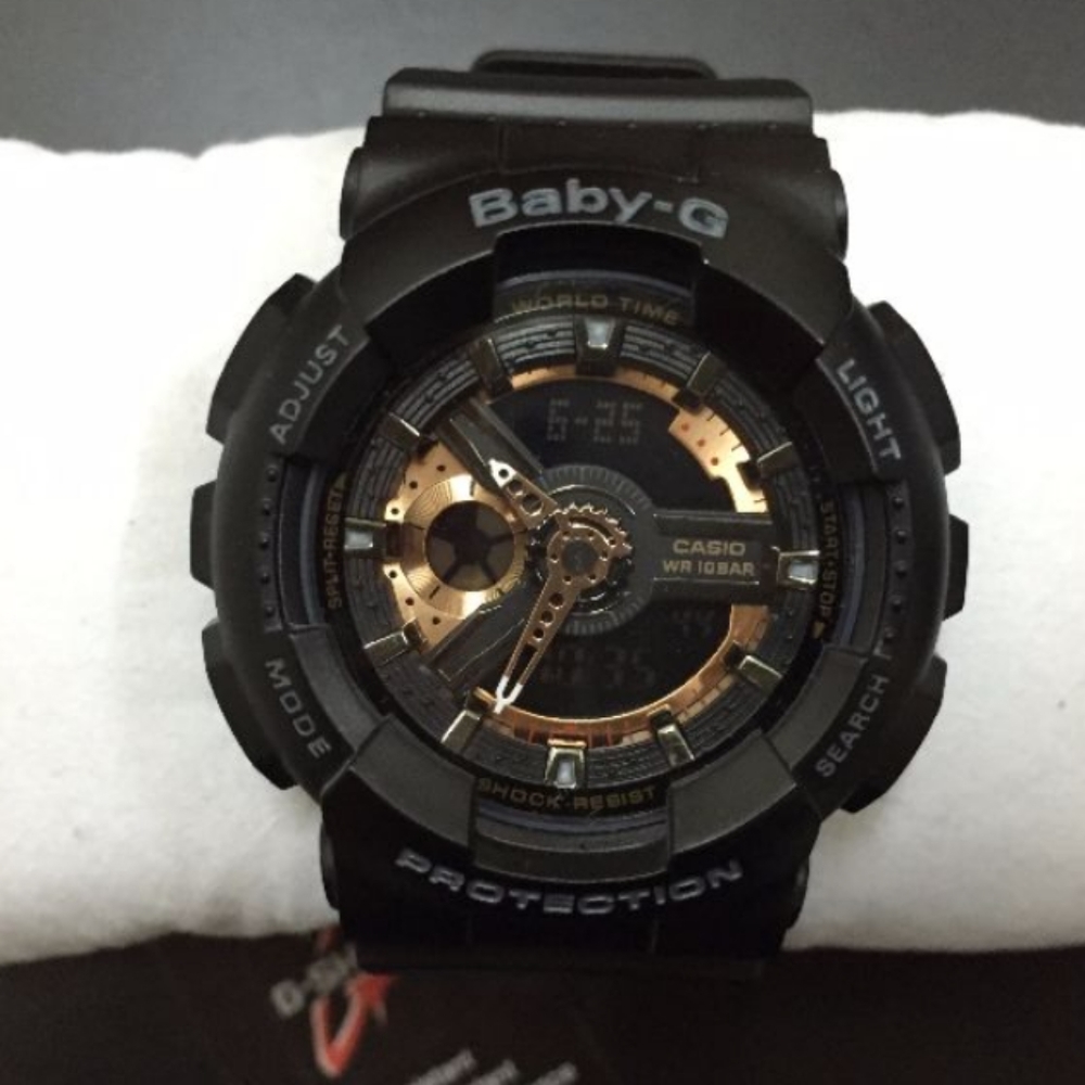 G-Shock Baby G Triple Black & Golden Rose - Picture 7 of 15